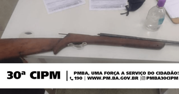 Homem Preso Espingarda Ap S Amea Ar Irm O Em Correntina Folha