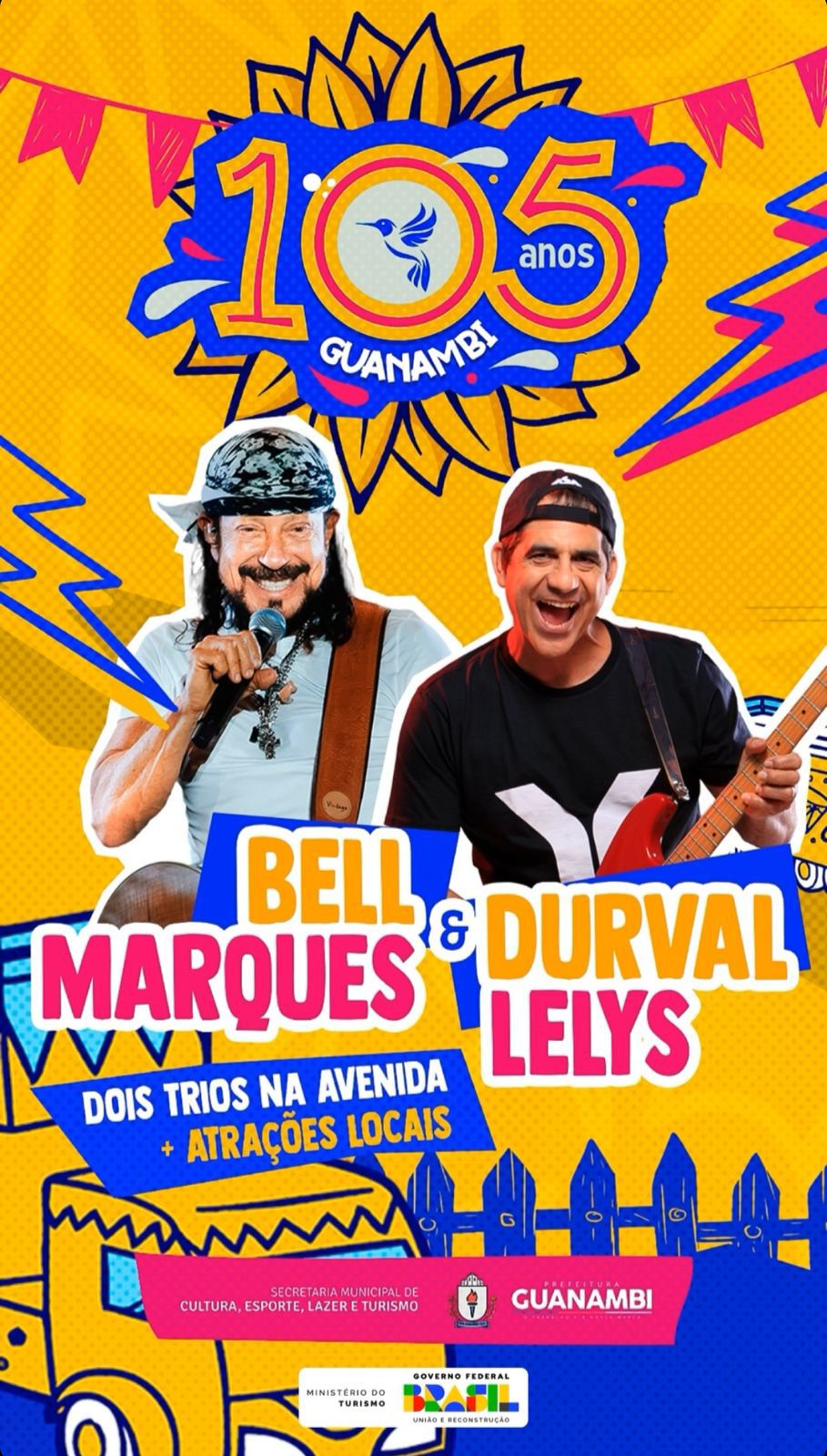 Bell Marques E Durval Lelys Se Apresentar O No Anivers Rio De Anos