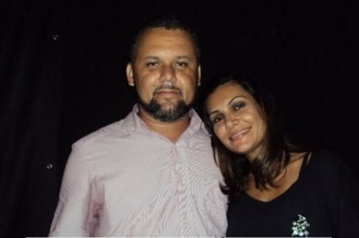 Jadinha e sua esposa Evania