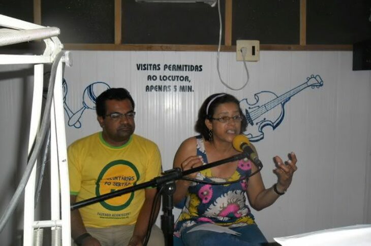 Agnaldo e a prefeita Chica do PT