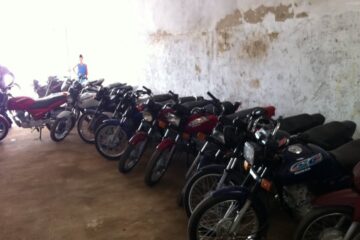 Motos apreendidas