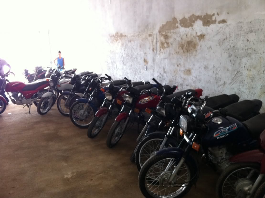 Motos apreendidas