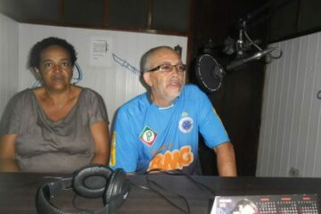 Alcides e sua esposa