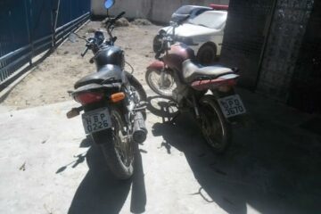 Motos apreendidas
