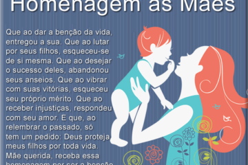 Homenagem do portal Folha do Vale a todas as mães