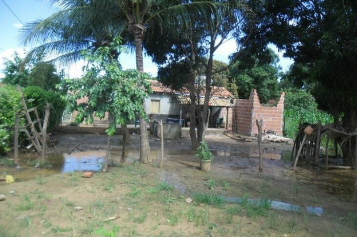 Residência alagada
