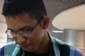 Caio Silva de Souza foi detido em Feira de Santana, na Bahia. Ele não reagiu à prisão. Artefato matou cinegrafista da TV Bandeirantes em protesto no Rio de Janeiro.