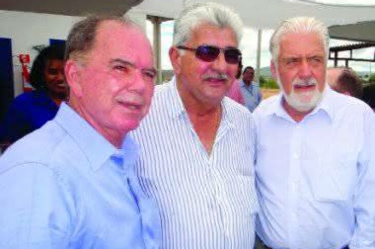 Leão, prefeito de Barreiras Antônio Henrique e Wagner | Foto: Diário do Oeste