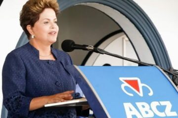 A presidente não fez nenhum comentário sobre as manifestações