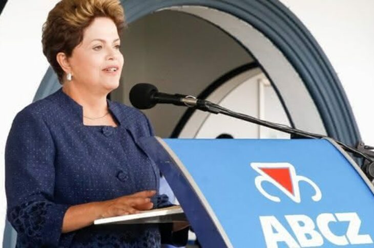 A presidente não fez nenhum comentário sobre as manifestações