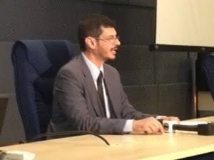 O chefe do escritório brasileiro da Interpol, Luiz Eduardo Navajas (Foto: Mariana Oliveira / G1)