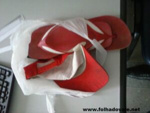 Material da vítima