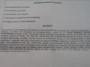 Ocorrência