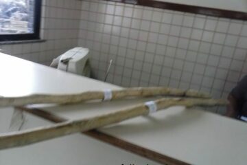 Madeira usada na agressão