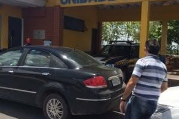 Prefeito de Jaíba Enoch Campo foi preso pela PRF (Foto: Natália Jael/ Intertv Grande Minas)