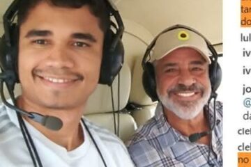 Lulu Santos posta foto ao lado do namorado, Clebson Teixeira Imagem: Reprodução/Instagram