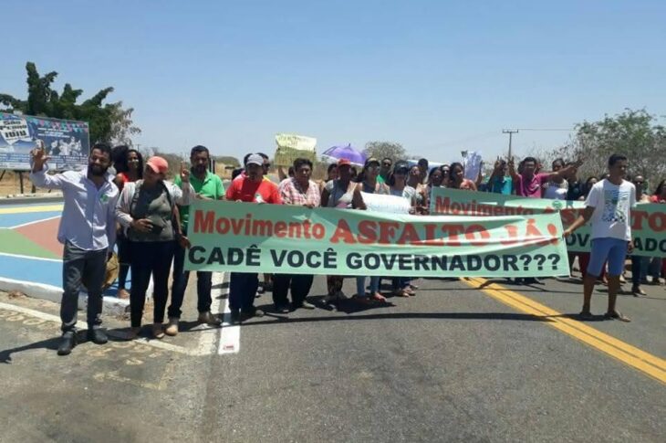 Foto: Reprodução dos manifestantes
