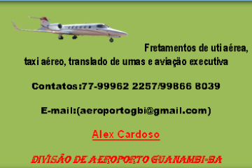 Fretamentos de UTI Aérea