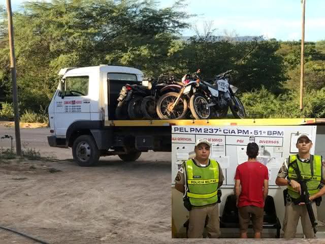 Operação policial apreende 18 motocicletas clonadas em 