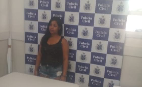 Evlin Soares da Silva é suspeita de praticar o crime - Foto: Polícia Civil