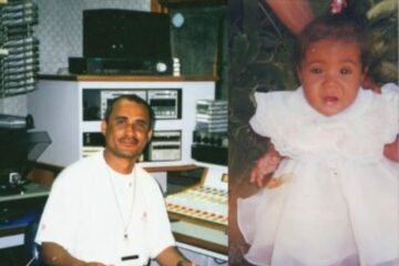 Agnaldo Barbosa Santos procura pela filha Sarah, na cidade de Malhada, no Sudoeste da Bahia. Foto: Álbum de Agnaldo