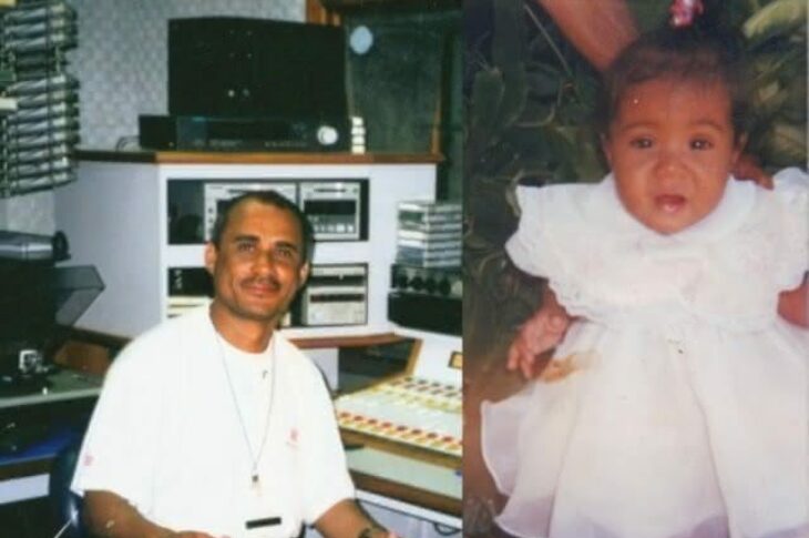 Agnaldo Barbosa Santos procura pela filha Sarah, na cidade de Malhada, no Sudoeste da Bahia. Foto: Álbum de Agnaldo