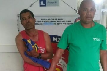 Eliomar Alves dos Santos e Fidelicio Caxias de Jesus, foram presos em Bom Jesus da Lapa, no oeste da Bahia, com drogas. Foto: PC