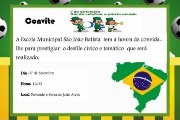 A Escola São João Batista na zona rural de Malhada, realizará dia 7 de setembro, o desfile cívico. Foto: Divulgação