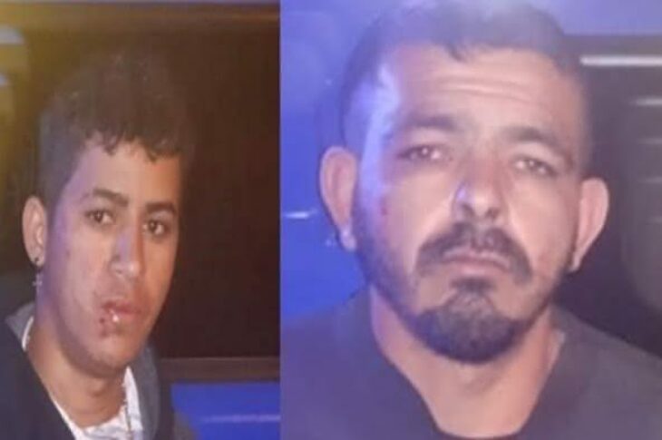 Elias de Jesus Souza e José Augusto Bezerra Barros , foram presos na noite de terça-feira (27), no distrito de Ibitira,em Rio do Antônio,suspeitos de tentar assaltar um posto de combustível. Foto Vilson Nunes