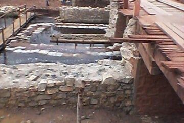 Obras de recuperação da Ponte sobre o Rio Grande.Foto: ASCOM