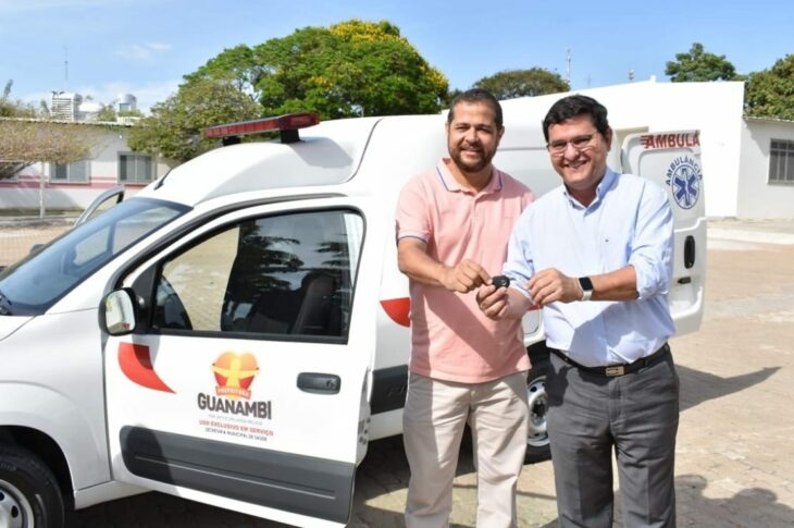 Secretário de Saúde e prefeito Jairo Magalhães.Foto: Divulgação.