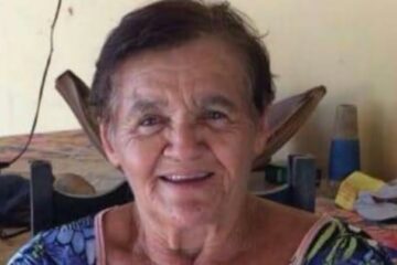 Lourdes Bezerra de Castro, de 78 anos, foi atropelada no centro da cidade de Guanambi,no Sudoeste da Bahia,enquanto atravessava uma rua. Foto: Perfil pessoal