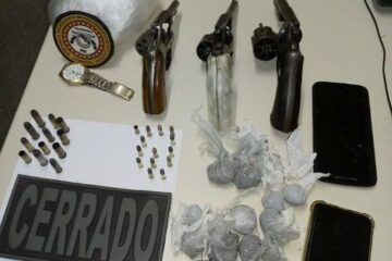 Foram mortos no confronto com os policiais Gerio Rodrigues dos Santos e Edeni de Jesus do Nascimento, na cidade de Oliveira dos Brejinhos, na tarde de domingo (08). Foto: CIPE/CERRADO