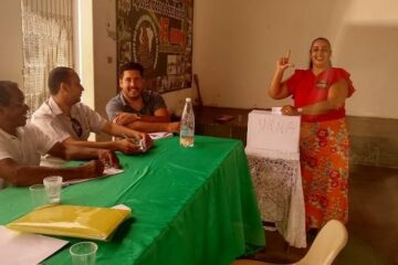 PT elegeu Valda como presidente do diretório municipal de Guanambi,no Sudoeste da Bahia, neste domingo (22). Foto: Blog do Latinha.