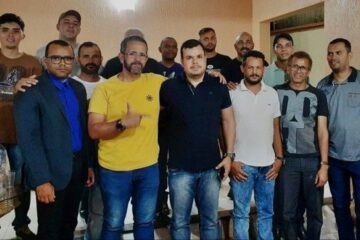 Reunião do PSC em Guanambi, no Sudoeste da Bahia, na noite sexta-feira (27).Foto: Reprodução Vilson Nunes.