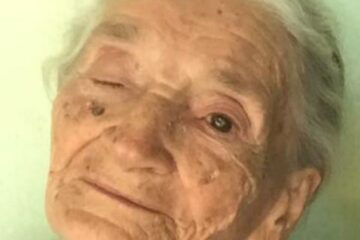 Dona Albertina Pereira Silva,de 95 anos, morreu na manhã desta quarta-feira (18), na comunidade de Vila São João,em Carinhanha. Foto: Álbum da família.