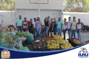 Prefeitura de Iuiú entrega mais de 10 toneladas de frutas e verduras. Foto: ASCOM