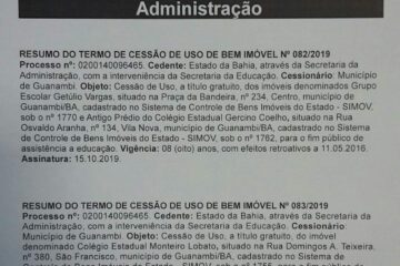 Publicação no Diário Oficial