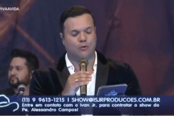 Alessandro Campos se apresentará no dia 12 de outubro, na comunidade de Angico, zona rural de Carinhanha, no Oeste da Bahia. Foto: Reprodução Rede TV.