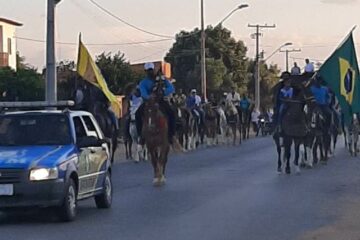 O evento religioso ocorreu na tarde de sábado (12), em Serra do Ramalho. Foto: GCM.