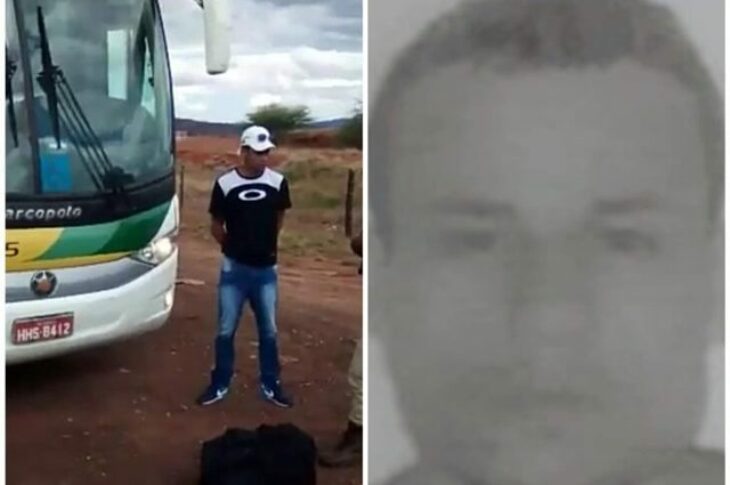 Rodrigo Cardoso Viana foi preso na tarde de domingo (6), no interior de um ônibus na cidade de Urandi, quando tentava fugir para São Paulo. Foto: divulgação.
