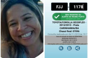 Dinélia Pinto Viana desapareceu na noite de terça-feira (5), após participar de um júri em Carinhanha.Foto:Divulgação.