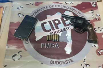 A. C. O. J foi morto após trocar tiros com policiais da Cipe/Sudoeste, na noite de quarta-feira (20), em Paramirim. Foto: Cipe/Sudoeste.