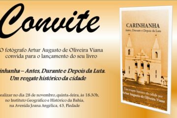 O fotógrafo Artur Augusto de Oliveira Viana lança o livro “Carinhanha – Antes, Durante e Depois da Luta”, nesta quinta-feira (28).Divulgação.