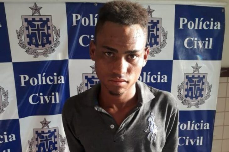 Antônio Marcos Barbosa da Rocha foi preso na cidade de Malhada,no Sudoeste da Bahia, na tarde desta segunda-feira(4),após agredir sua companheira. Foto:GOE.