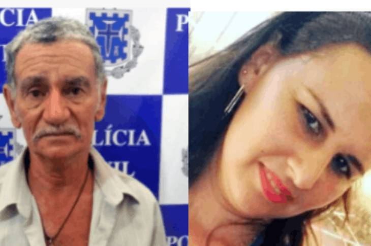 José foi preso após colocar fogo em um carro e queimar a sobrinha Ângela Cristina da Silva Trindade, em Livramento.Foto: reprodução Sudoeste Bahia.