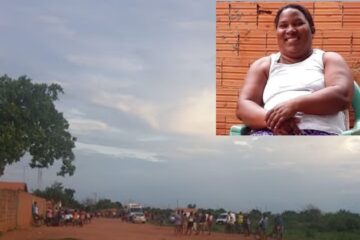 O corpo de Roseli Ferreira da Mota foi encontrado na tarde de terça-feira (3), no bairro Novo Cruzeiro,em Manga,Minas Gerais.Foto: Boneka Jaíba