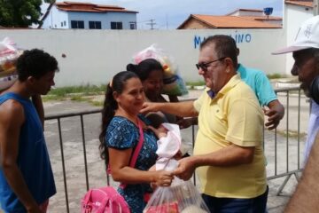 Prefeitura de Carinhanha distribui cerca de 2 mil cestas básicas .Foto: Duaci Santos