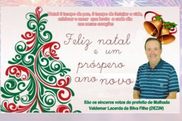 Mensagem do prefeito Dezin