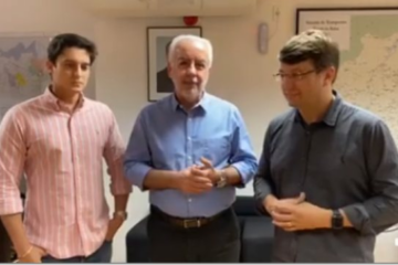 Anúncio do prefeito de Cocos